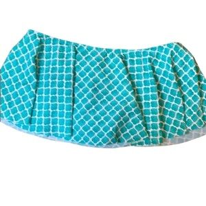 Boden green & white swim skirt bottoms Size 6